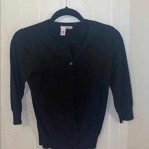 Black button up cardigan
